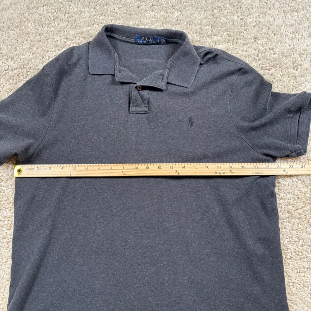 Polo Ralph Lauren Men's Dark Gray‎ Classic Fit Short Sleeve Polo Shirt Size L